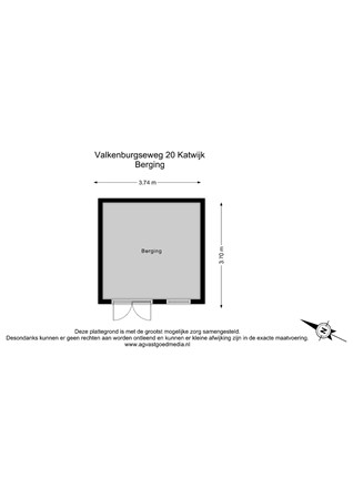 Floorplan - Valkenburgseweg 20, 2223 KD Katwijk